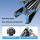 Four Corner Live Streaming Selfie Stick With Built In Fill Light And Floor Standing Phone Holder