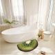 Kiwi Fruit Bath Mats Cute Bathroom Rugs, Particularly Absorbent