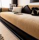 Straight-row Leather Sofa Seat Cushion Cover All-season Universal Light Luxury High-end Texture