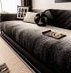 Straight-row Leather Sofa Seat Cushion Cover All-season Universal Light Luxury High-end Texture