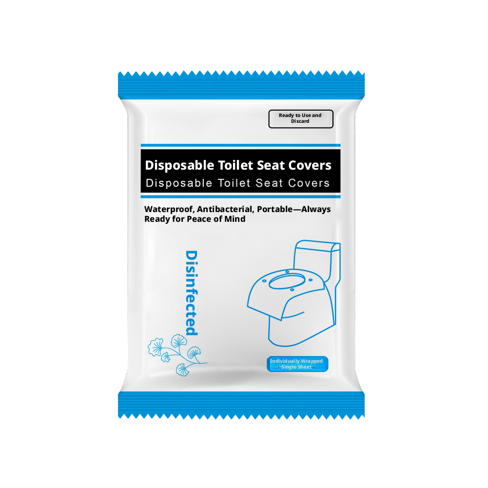 Toilet seat cushion cover-disposable-non-woven fabric-1 piece - Option1