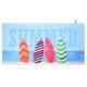 Cross-border Microfiber Double-Sided Coral Fleece Beach Towel