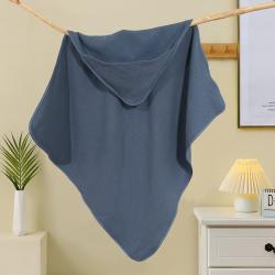 Solid-color Cotton Crepe Baby Swaddle Blanket