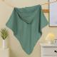 Solid-color Cotton Crepe Baby Swaddle Blanket