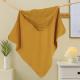Solid-color Cotton Crepe Baby Swaddle Blanket