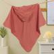 Solid-color Cotton Crepe Baby Swaddle Blanket