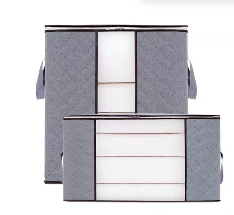 Non-woven quilt bag-70 * 50 *30cm-gray-1 piece - Option1
