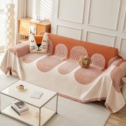 Anti-cat-scratch Sofa Cover With Sleek Linesuniversal For All Seasons Includes A Sofa Cushion And Sofa Slipcover