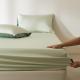 Solid-color Satin Cotton Bedspread Protector Cover