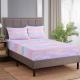 3pcs Colorful Bed Sheet, Microfiber Bedding Sheet Set, Purple Blue Pink Bedding Sheet Set With 1 Fitted Sheet And 2 Pillowcases