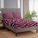 Leopard Print Fitted Sheet Women Cheetah Print Bed Sheet Set Ultra Soft Decor Africa Animal Wildlife Bed Cover 3Pcs Bedding Sheets