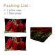 3pcs Rose Floral Bed Sheet, Microfiber Flower Bedding Sheet Set, Red Black Bedding Sheet Set With 1 Fitted Sheet And 2 Pillowcases