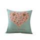 Modern Minimalist Linen Throw Pillow Customizable With Cartoon Designs