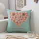 Modern Minimalist Linen Throw Pillow Customizable With Cartoon Designs