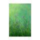 Handmade Abstract Frameless Artwork Canvas Oil Paintings Modern Fresh And Light Green Iris Flower Decorative Dining Room Decor Rolled Frameless Unstretched Painting