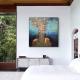 Hand-Painted Oil Painting Canvas Acrylic Modern Wall Art Abstract Texture Swimming Lover Artwork Home Decoration For Bedroom Living Room Decor