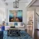 Hand-Painted Oil Painting Canvas Acrylic Modern Wall Art Abstract Texture Swimming Lover Artwork Home Decoration For Bedroom Living Room Decor