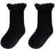 Lace socks-khaki-L-cotton-1 pair - Option1
