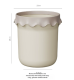 Lace pressing ring trash can-cyan-PP-1 piece - Option1