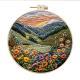 Embroidery Diy Handmade Cloth Art Material Kit Kit