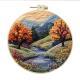 Embroidery Diy Handmade Cloth Art Material Kit Kit