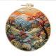 Embroidery Diy Handmade Cloth Art Material Kit Kit
