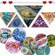 DIY Diamond Painting Kit Birthday Card Kit, Unique Mom Birthday Pattern Design, Water Diamond Painting Art Mosaic Postcards, Festival Cards Perfect For Families, Friends, And Lovers, Handmade Gifts