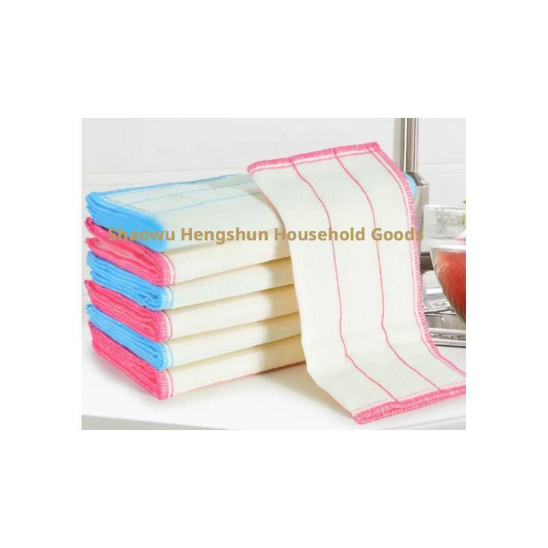 Cotton yarn scouring cloth-12 layers-pure yarn-30 * 30cm-1 pack - Option1
