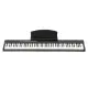 [Do Not Sell On Amazon]GPP-204 88 Key Magnetic Connection Piano Semi-Weighted Standard Digital Piano With MIDI Bluetooth, Handbag, Headphone, For Piano Lover Black Color