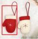 Hand-sewn Wool Felt Snowflake Socks And Elk Pendants