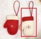 Hand-sewn Wool Felt Snowflake Socks And Elk Pendants