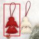 Hand-sewn Wool Felt Snowflake Socks And Elk Pendants