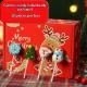 Lollipop Marshmallow Candy Cane Christmas Gift Box