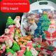 Lollipop Marshmallow Candy Cane Christmas Gift Box