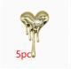 Metal Hole Shoes Accessories Buckle High Sense