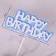 Happy Birthday Cake Decoration Card Color EVA Double Layer