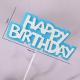 Happy Birthday Cake Decoration Card Color EVA Double Layer