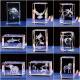Interior Carving 3D Animal Series Crystal Statue Tourist Souvenir
