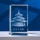 Interior Carving 3D Animal Series Crystal Statue Tourist Souvenir