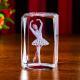Interior Carving 3D Animal Series Crystal Statue Tourist Souvenir