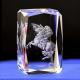 Interior Carving 3D Animal Series Crystal Statue Tourist Souvenir