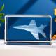 Interior Carving 3D Animal Series Crystal Statue Tourist Souvenir