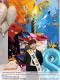 Birthday Party Layout Cake Hanging Cloth Children Background Wall