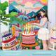 Birthday Party Layout Cake Hanging Cloth Children Background Wall