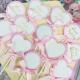 Birthday Cake Decoration Blank Writable Bowknot Flower