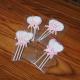 Birthday Cake Decoration Blank Writable Bowknot Flower