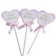 Birthday Cake Decoration Blank Writable Bowknot Flower