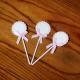Birthday Cake Decoration Blank Writable Bowknot Flower