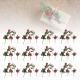 Artificial Flowers Red Berries Pine Cones For Gift Package Plastic Dried Flower Card Accessory For Wedding Party Decorations 12 Sets