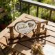 Personalized LOVE Wooden Sign With Rose Engraving,English&German Heart Table Decor,Valentine Anniversary Gift For Couple